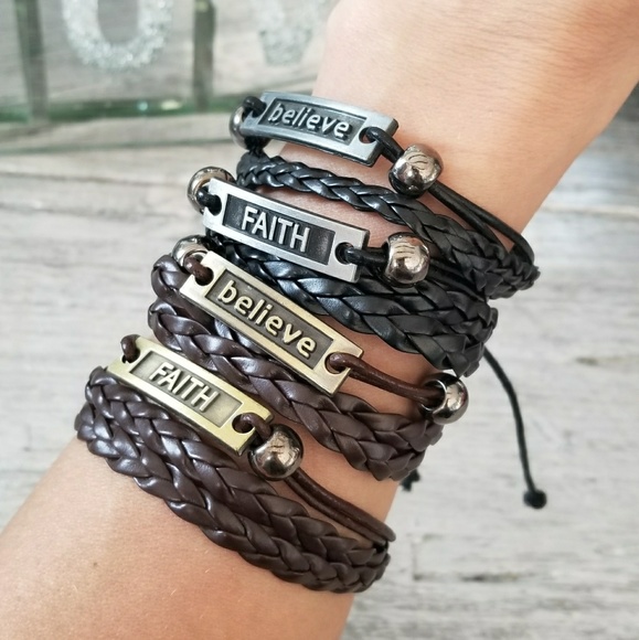 . Jewelry - FAUX LEATHER INSPIRATION BRACELET